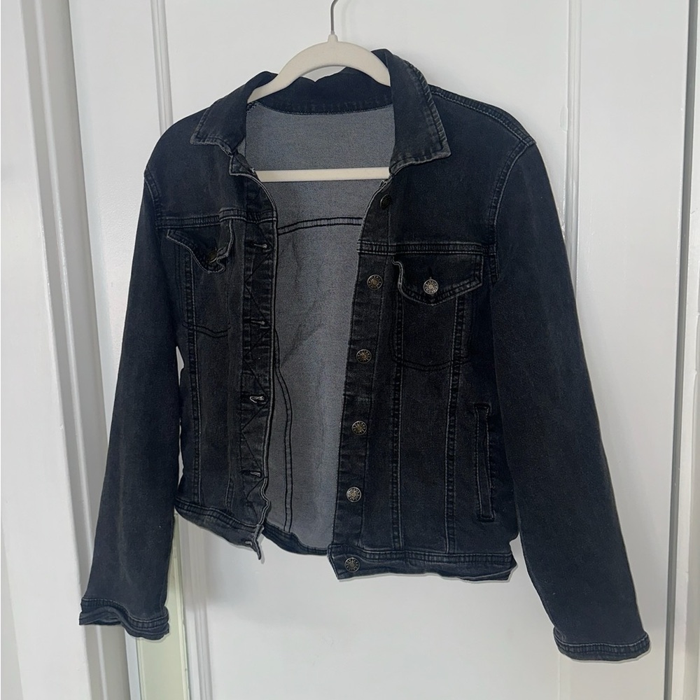 Classic Black Denim Jacket